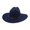 Navy-ZcXwL, variant on OJSFQUFP Cowboy Hat for Women and Men with Shapeable Wide Brim Cattleman Western Hats for Cowboys And