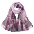 thumbnail image 3 of KLOY2K Scarves for Women Lightweight Cotton Scarf for Women Fashion Head Cover Hijab Voile Scarf Shawl Wrap,Purple,One Size, 3 of 3