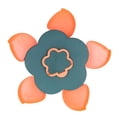 thumbnail image 3 of Plateau de Service de Snack, Snack Servant le Récipient de Forme de Fleur Multifonction Innovant pour les Puces à Usage Commercial Monocouche, Double Couche, 3 of 8