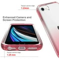 thumbnail image 3 of iPhone SE (2022) Case,Dteck Shockproof Rubber Hybrid iPhone 7/iPhone 8/iPhone SE 2020 4.7-inch Case Lightweight Slim Cover for iPhone 7/8/SE 2020/SE 2022,Red, 3 of 8