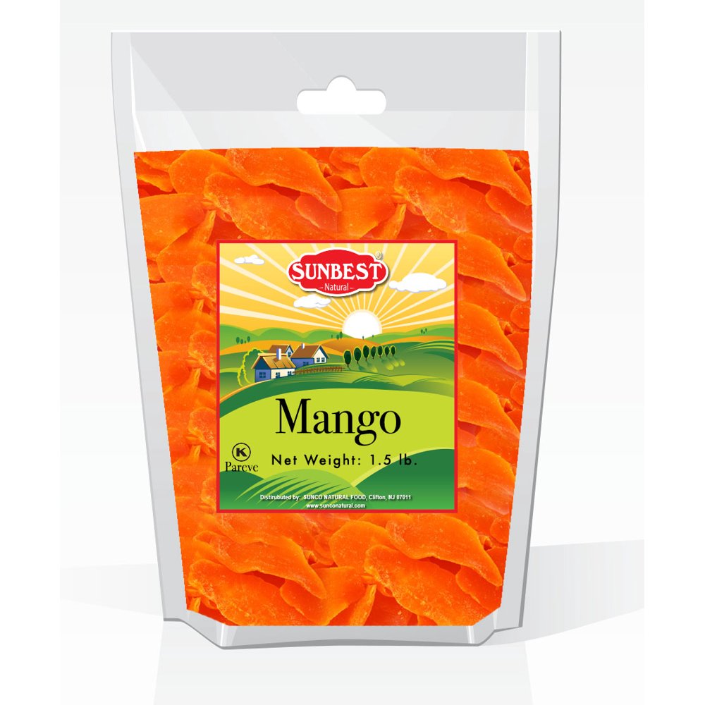 SunBest Dried Mango Slices 1.5 Lbs in Resealable Bag (24 Oz) Walmart