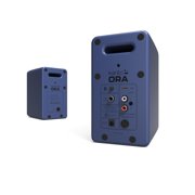 Kanto ORAMU 100W Powered Reference Desktop Computer Speakers with Bluetooth 5.0 and USB-C Input | Bi-Amplified | 100 Hz Automatic Crossover | Reference Quality Sound | Pair | Matte Blue