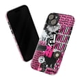 thumbnail image 3 of Black & Pink Pop Art Collage Phone Case, Retro Grunge Disco 8 Ball Cover for iPhone 17 16 15 14 13 12 11 Pro Plus Mini, 3 of 6