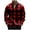Red2, variant on Diufon Men's Shirts Casual Long Sleeve Lapel Plaid Button Down Shirts Spring Summer Loose Lightweight Blouse