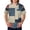 Beige_007, variant on Scrub Tops for Men Plaid Stripe Printed Short Sleeve V Neck Work Uniform Big and Tall Comfy Soft Medical Workwear with 3 Pockets Blue M