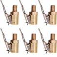 thumbnail image 1 of Tire Air Chucks,6 Piece Car Air Pump Thread Nozzle,Brass Inflation Nozzle,Air Compressor Pump In Valve Universal Pneumatic Inflator Valve Connector,8Mm, 1 of 5