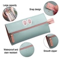 thumbnail image 3 of Estuche de cuero para lápices, lindo y delgado estuche para lápices, estuche pequeño para lápices, encantador bolso de papelería, bolso cosmético portátil con cremallera para lápices, 3 of 6