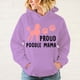 thumbnail image 4 of Nuevas sudaderas con capucha de manga larga con estampado de perro y mamá caniche para el día de la madre, informales, a la moda, para invierno y otoño para mujer, 4 of 4