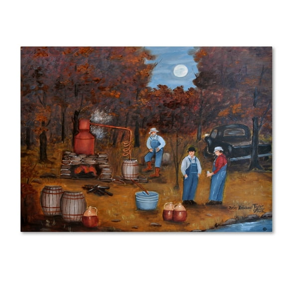 Trademark Fine Art 'The Moonshiners 10' Canvas Art by Arie Reinhardt Taylor