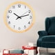 thumbnail image 4 of Reloj grande de pared de madera maciza, silencioso y sencillo, colgante, para el hogar, oficina y dormitorio (sin esfera), 4 of 8