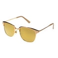 thumbnail image 2 of Foster Grant Women's Cat Eye Gold Adult Sunglasses Gold, 2 of 5