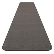 House, Home and More Skid-Resistant Carpet Runner - Gray - 20 Feet X 27 Inches