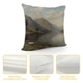 thumbnail image 4 of Orinice Mountain Lake House Sheep Graphic Decorative Cushion Throw Pillow Cover Short Plush Home Furnishing 1PC 20x20in, 4 of 5