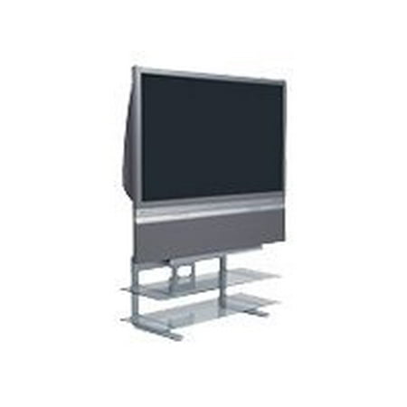 RCA HD50LPW42 - 50" Diagonal Class rear projection TV (DLP) - 720p 1280 x 720 - slate, silver shark, brushed aluminum