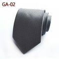 thumbnail image 2 of Men Silk Plaid Ties - Jacquard Woven Necktie Party Business Formal, 2 of 6