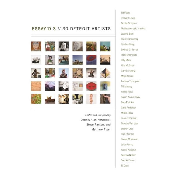 Painted Turtle Press Essay'd 3: 30 Detroit Artists, (Paperback)