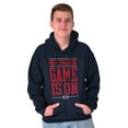 thumbnail image 3 of No Talkie Game is On Football Hoodie Hooded Sweatshirt Men Brisco Brands M, 3 of 6