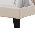 thumbnail image 5 of Ember Interiors Kiley Upholstered Arched Queen Bed with Nailhead Trim, Linen, 5 of 5