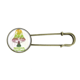 thumbnail image 1 of Cute Green Mushroom criatura ilustrar EsES Broche De Broche De Metal Antiguo Unbranded M, 1 of 3