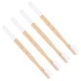 thumbnail image 2 of EeaseMX 4 cepillos de dientes de bambú biodegradables, ecológicos, para viajes y uso doméstico (blancos)., 2 of 8