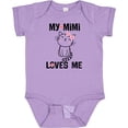 thumbnail image 3 of Inktastic Mimi Loves Me Grandchild Girls Girls Baby Bodysuit, 3 of 5