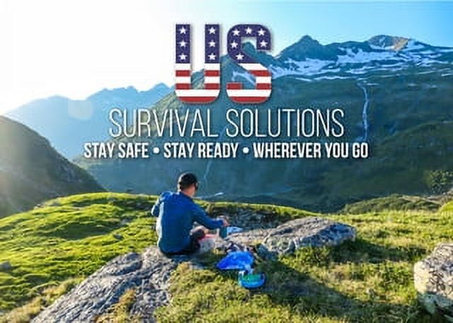 US Survival Solutions Tactical Backpack - Bug Out Bag for Men | Waterproof Bug Out Bag for Camping, Hiking, Trekking