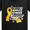 thumbnail image 4 of Inktastic Chilhood Cancer Awareness Yippee No More Chemo for Me Youth T-Shirt, 4 of 5
