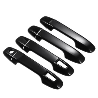 Complete Set: Front Left And Right Outer Door Handles For Kia – Black (Pair)