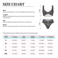 thumbnail image 4 of Kdxio Mardi Gras Carnival3 Print Women's 2 Piece High Waisted Wrap Spaghetti Strap Summer Swimsuit Bikini Set-Large, 4 of 7