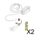 thumbnail image 1 of Dispensador de golosinas,Juguete dispensador de golosinas para gatos de interior interactivos,Juguetes de plumas con comida para fugas con campana Rompecabezas de golosinas,Juguete para, 1 of 8