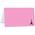 thumbnail image 2 of Koyal Wholesale Paris Bonjour Bebe Girl Baby Shower Printable Table Tent Place Cards, 20-Pack, 2 of 2