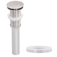 thumbnail image 4 of Novatto GF-011BN-C-PUD Squared Single Lever Waterfall Vessel Faucet Set, Brushed Nickel & Clear Glass, 4 of 4