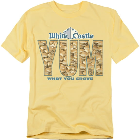 White Castle T-Shirt Yum Unisex Graphic Tee For Men & Women