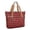 Red and Black Checkered Pattern, variant on Green and White Checkered Pattern Large Tote Bag for Women, Polyester Roomy Shoulder Bag with Pockets and Zipper, Lightweight Gifts Ideas for Women Men