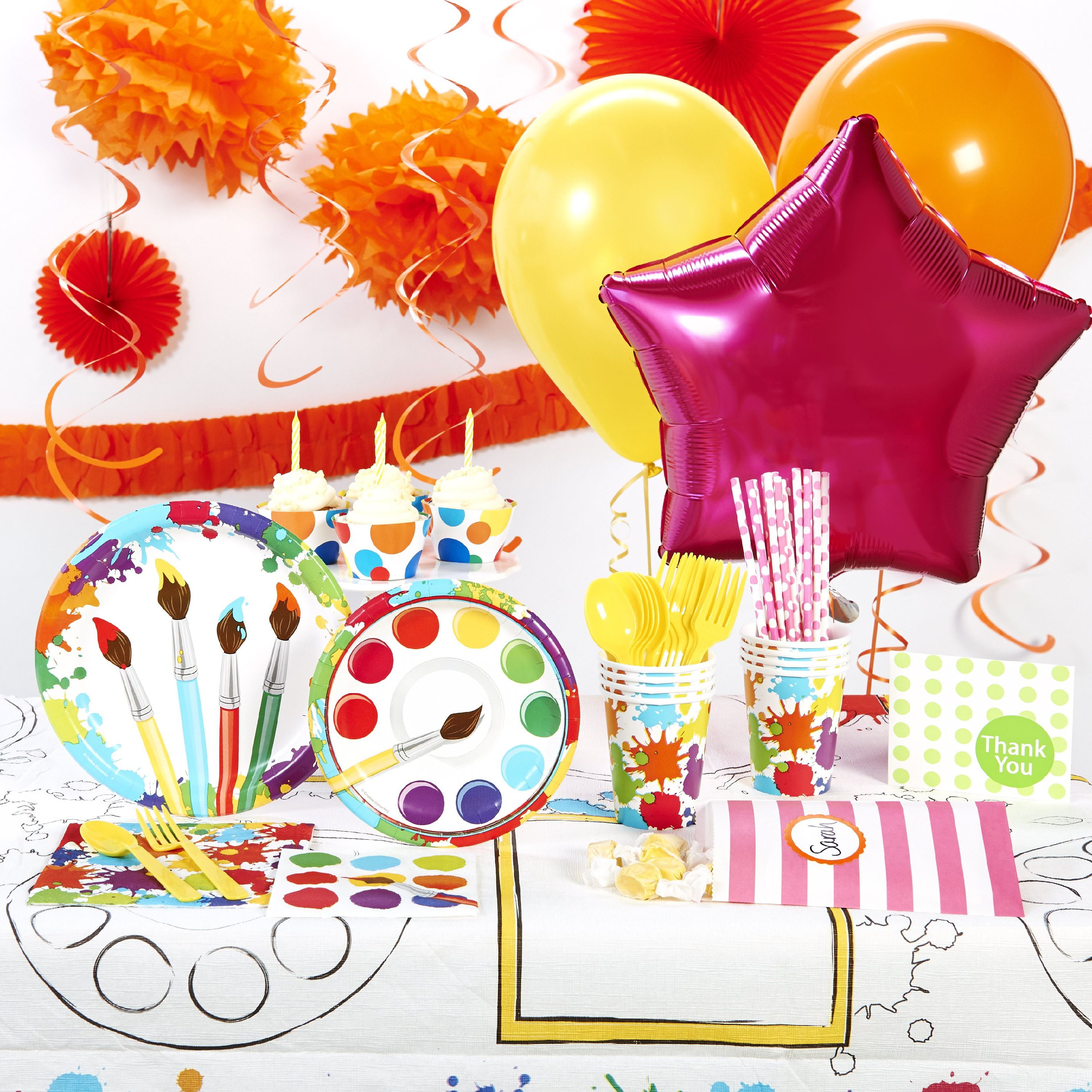 Art Party Theme - Walmart.com