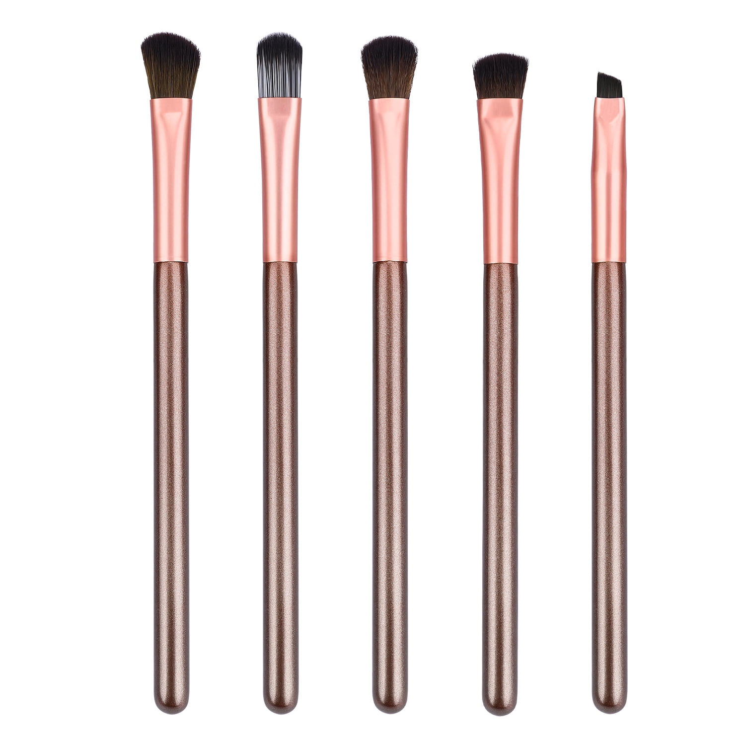 JessLab Eye Brushes Set, 5 Pieces Makeup Brushes for Eyeliner Eyeshadow