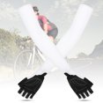thumbnail image 2 of Mangas De Brazo Guantes Largos Deportivos Mangas De Brazo Deportivo Un Par De Poliuretano Elástico Blanco Ciclismo Al Aire Libre Antideslizante Protector Solar Guantes Largos Ccdes Otros, 2 of 8