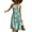 Mint Green-floral, variant on QINCAO Dresses for Women Sleeveless Summer Dress A Line Spaghetti Strap Sundresses with Pockets,S(4-6)