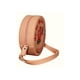 thumbnail image 5 of Bolsa en forma de MAZAPAN, Diseño de Dulce Tipico Mexicano, Forma Redonda, Moda Kawaii, Bandolera para Mujer, Cross Body, Correa Ajustable, Color Rosa, Novedoso y Encantador (Bolsa para Mujer)., 5 of 5