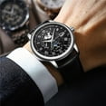 thumbnail image 3 of GUANQIN Men Calendar Moon Phase Multifunctional Vintage Wristwatch Analog Automatic Mechanical Self-Wind Stylish Wrist Watch Steel or Leather Band Sapphire Waterproof Luminous Business Clock, 3 of 9