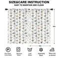 thumbnail image 2 of Alphabet Dinosaur Names Chart Pattern Insulated Teens Curtains Set Of 2, Bedroom Essentials, Toddler Room Decor 52"x84", 2 of 5