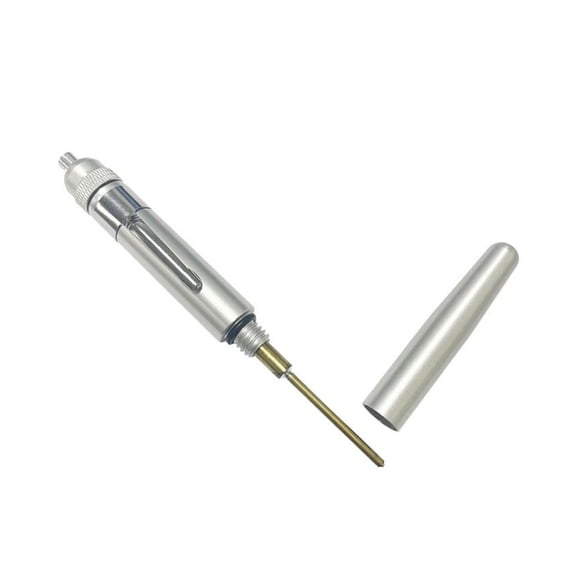 Eigraketly Aplicador de pluma de precisión, pluma de aceite de precisión plateada, lubricante, 1 Uds. Ámbito de aplicación, forma única Herramientas y ferretería