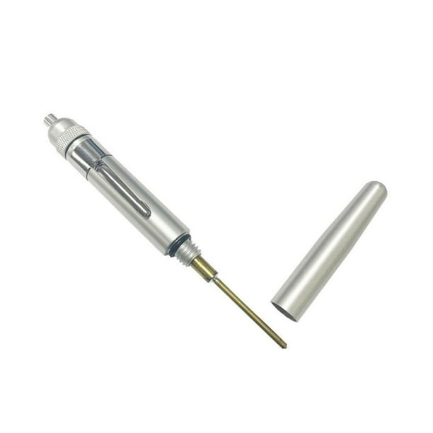 Kenally Aplicador de pluma de precisión, pluma de aceite de precisión plateada, lubricante, 1 Uds., forma única, fácil de llevar Herramientas y ferretería