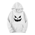 thumbnail image 3 of cocolona Womens Halloween Graphic Hoodie Fall Winter Long Sleeve Drawstring Sweatshirts Halloween Sweatshirts for Women, 3 of 4