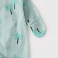 thumbnail image 5 of 1-3 Months Newborn Preemie Boys Girls Underwear Pajamas Rompers Home Clothes Footed Sleeper Gown With Mitten Footed For 0 6 Months Green Rompers Baby Gift, 5 of 8