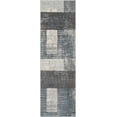 thumbnail image 7 of Well Woven Loket Grey Modern Geometric Boxes & Stripes Pattern Area Rug, 7 of 7