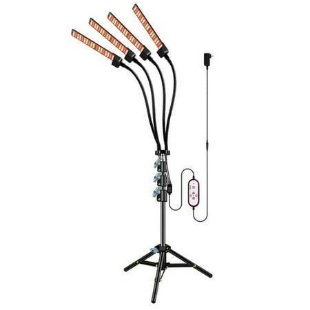 

Tickas Grow with Adjustable Tripod Stand for Indoor Plants Sunlike Full Spectrum Auto off 4/ 8/ 12H Timer 3 Modes 5 Brightness Levels Standing Plant Growing Lamps for Plants Seedlings Flowers Fr