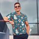 thumbnail image 4 of Balery Christmas Snowman Gift Camisa Polo de Hombre con Estampado, de Manga Corta y Tejido Medio, Camisa Tipo Golf Polo-Small, 4 of 6