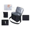 thumbnail image 4 of Unique Bargains Insulated Lunch Bag Leakproof Lunch Box for Work Office Black, 4 of 6