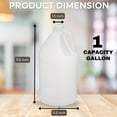 thumbnail image 2 of Rani Containers | 1 Gallon HDPE Plastic Jug with Reshipper Box & Child-Resistant Caps | Home & Commercial Use, Containers for Water, Sauces, Food, Soaps, Detergents, Liquids | Made in USA - Pack of 2, 2 of 6